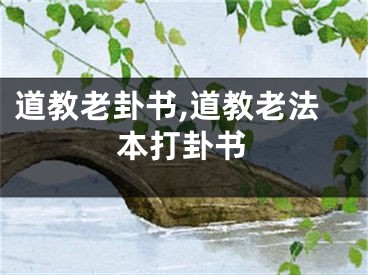 道教老卦书,道教老法本打卦书