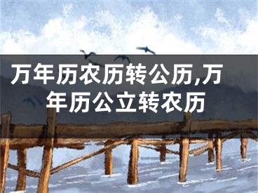 万年历农历转公历,万年历公立转农历