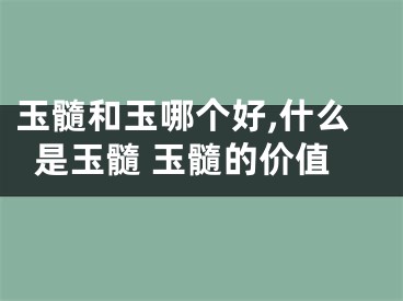 玉髓和玉哪个好,什么是玉髓 玉髓的价值