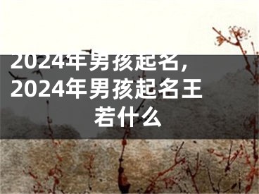 2024年男孩起名,2024年男孩起名王若什么