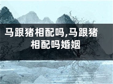 马跟猪相配吗,马跟猪相配吗婚姻