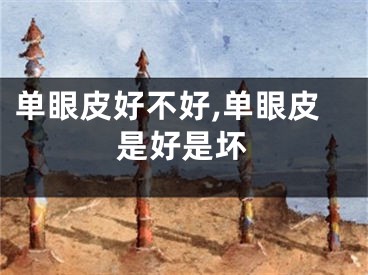 单眼皮好不好,单眼皮是好是坏