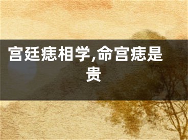 宫廷痣相学,命宫痣是贵