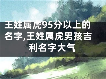 王姓属虎95分以上的名字,王姓属虎男孩吉利名字大气