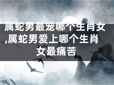 属蛇男最宠哪个生肖女,属蛇男爱上哪个生肖女最痛苦