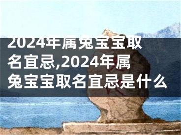 2024年属兔宝宝取名宜忌,2024年属兔宝宝取名宜忌是什么