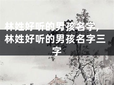 林姓好听的男孩名字,林姓好听的男孩名字三字