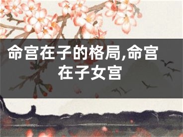 命宫在子的格局,命宫在子女宫