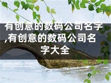 有创意的数码公司名字,有创意的数码公司名字大全