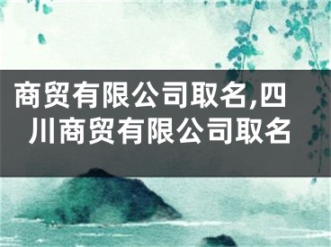 商贸有限公司取名,四川商贸有限公司取名