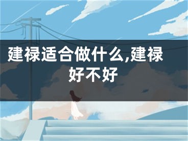 建禄适合做什么,建禄好不好