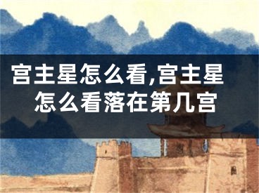 宫主星怎么看,宫主星怎么看落在第几宫