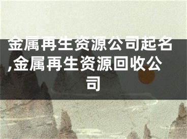 金属再生资源公司起名,金属再生资源回收公司