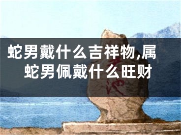 蛇男戴什么吉祥物,属蛇男佩戴什么旺财