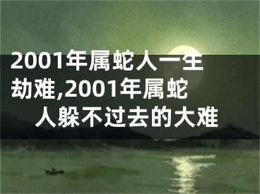 2001年属蛇人一生劫难,2001年属蛇人躲不过去的大难