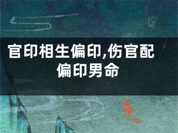 官印相生偏印,伤官配偏印男命