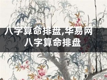 八字算命排盘,华易网八字算命排盘