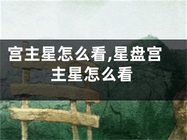宫主星怎么看,星盘宫主星怎么看
