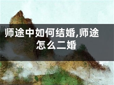 师途中如何结婚,师途怎么二婚