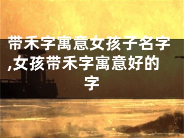 带禾字寓意女孩子名字,女孩带禾字寓意好的字