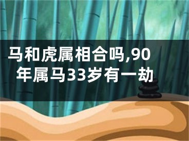 马和虎属相合吗,90年属马33岁有一劫