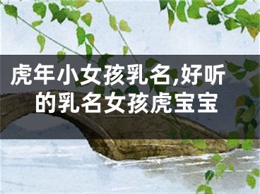 虎年小女孩乳名,好听的乳名女孩虎宝宝
