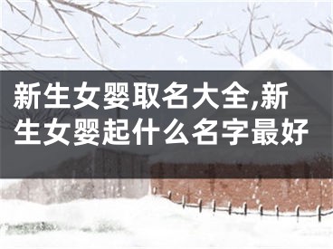 新生女婴取名大全,新生女婴起什么名字最好
