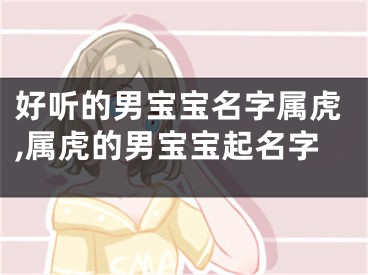 好听的男宝宝名字属虎,属虎的男宝宝起名字