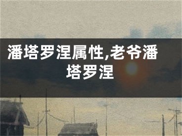 潘塔罗涅属性,老爷潘塔罗涅