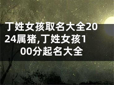 丁姓女孩取名大全2024属猪,丁姓女孩100分起名大全