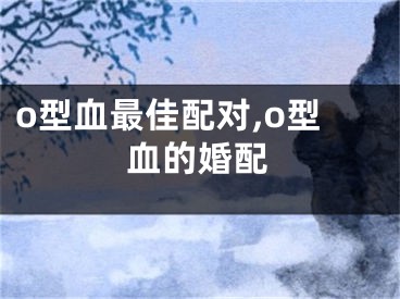 o型血最佳配对,o型血的婚配