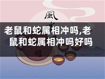 老鼠和蛇属相冲吗,老鼠和蛇属相冲吗好吗
