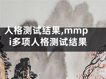 人格测试结果,mmpi多项人格测试结果