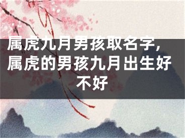 属虎九月男孩取名字,属虎的男孩九月出生好不好