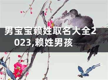 男宝宝赖姓取名大全2023,赖姓男孩