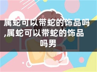 属蛇可以带蛇的饰品吗,属蛇可以带蛇的饰品吗男