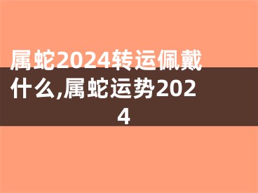 属蛇2024转运佩戴什么,属蛇运势2024