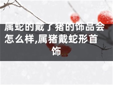 属蛇的戴了猪的饰品会怎么样,属猪戴蛇形首饰