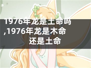 1976年龙是土命吗,1976年龙是木命还是土命