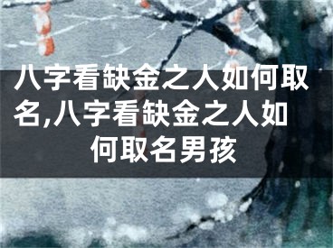 八字看缺金之人如何取名,八字看缺金之人如何取名男孩