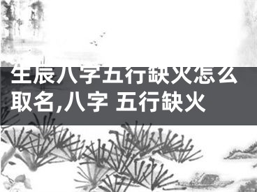 生辰八字五行缺火怎么取名,八字 五行缺火