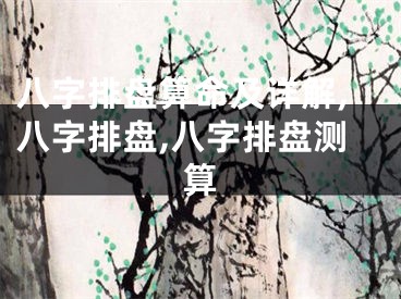 八字排盘算命及详解,八字排盘,八字排盘测算