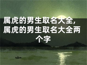 属虎的男生取名大全,属虎的男生取名大全两个字