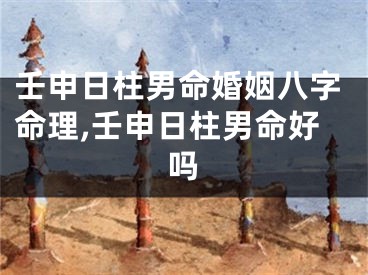 壬申日柱男命婚姻八字命理,壬申日柱男命好吗