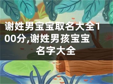谢姓男宝宝取名大全100分,谢姓男孩宝宝名字大全