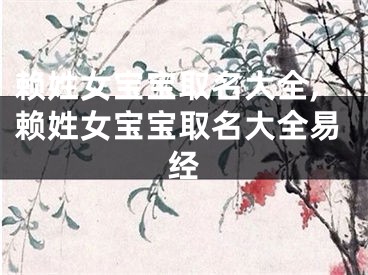 赖姓女宝宝取名大全,赖姓女宝宝取名大全易经