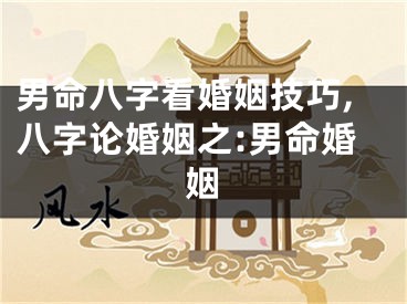 男命八字看婚姻技巧,八字论婚姻之:男命婚姻