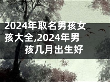 2024年取名男孩女孩大全,2024年男孩几月出生好