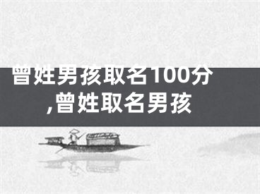 曾姓男孩取名100分,曾姓取名男孩