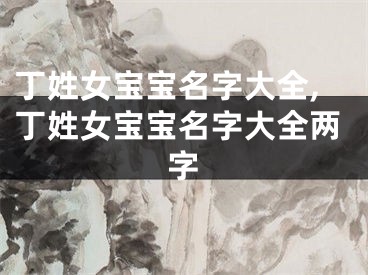 丁姓女宝宝名字大全,丁姓女宝宝名字大全两字